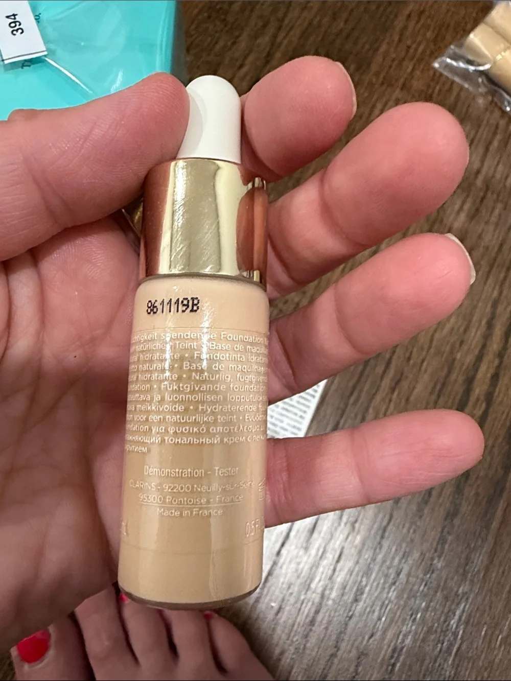 Clarins Skin Illusion Foundation -tester
